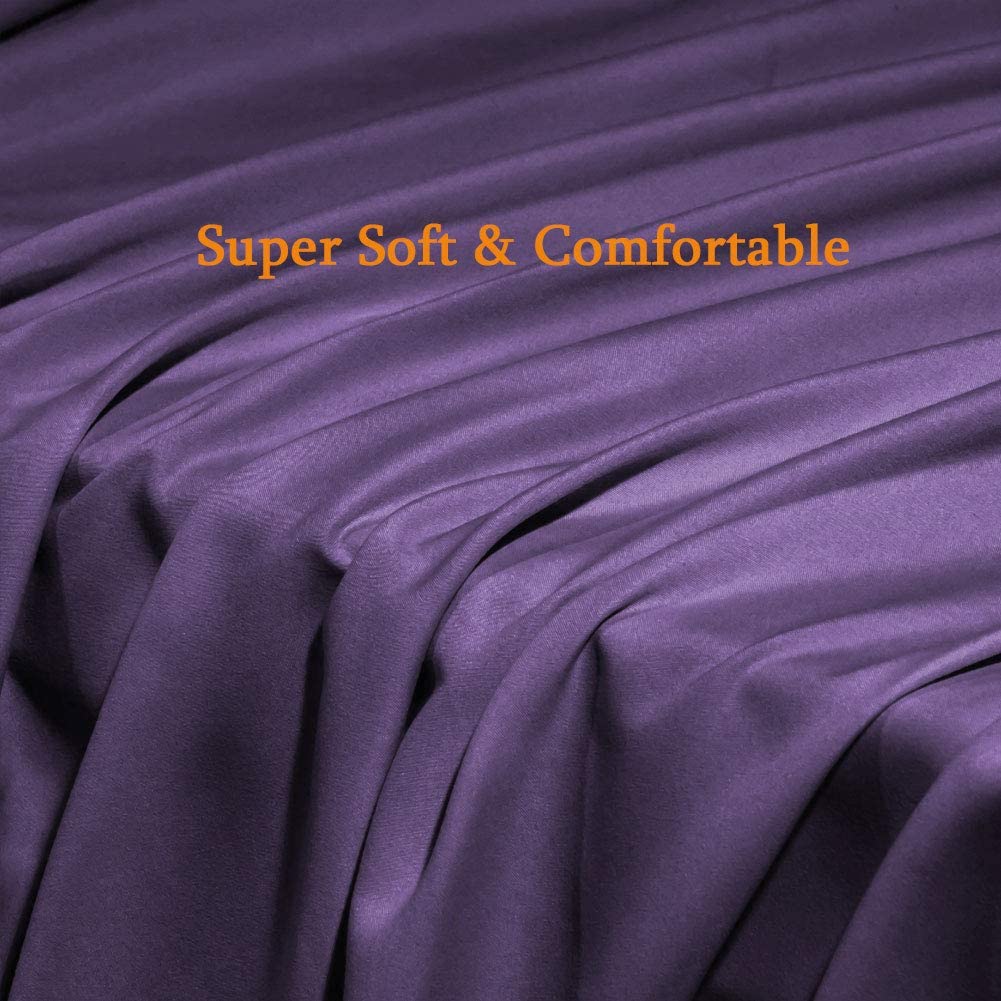 Super Soft 1800 Thread Count Luxury Egyptian Wrinkle Hypoallergenic 6 pcs Bed Sheet Set