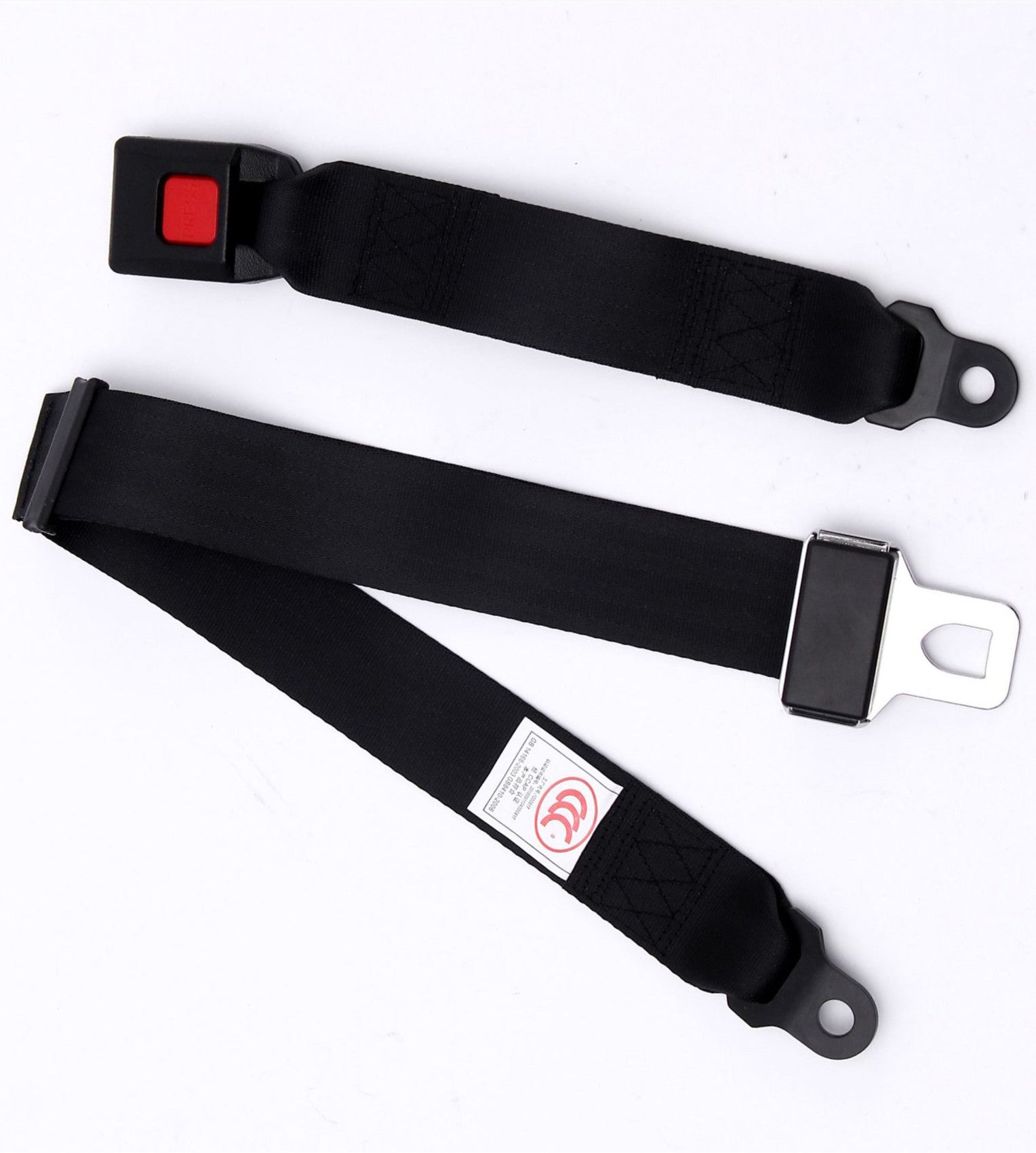 2pcs Car Seat Belt Lap 2 Point Safety Travel Adjustable Retractable Universal