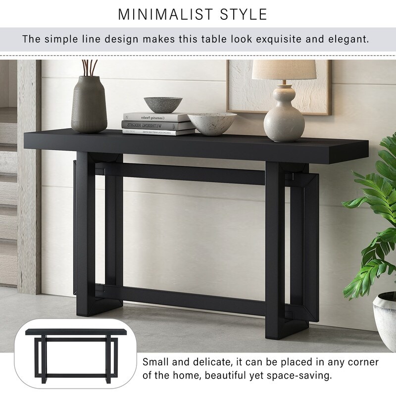 Contemporary Style Console Table  Modern Sofa Table  Minimalist Long Entryway Table Hallway Display Table