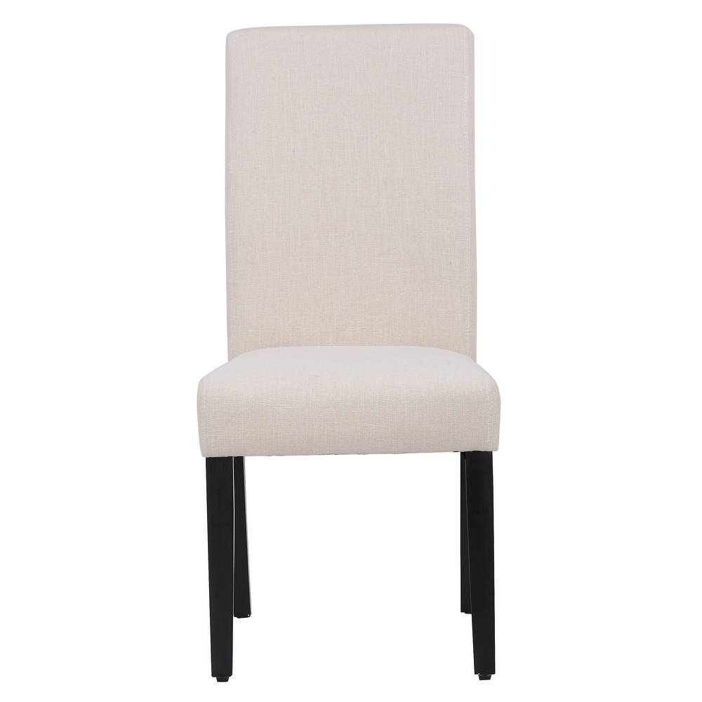 Grandview Upholstered Linen Fabric Dining Chair   38.6