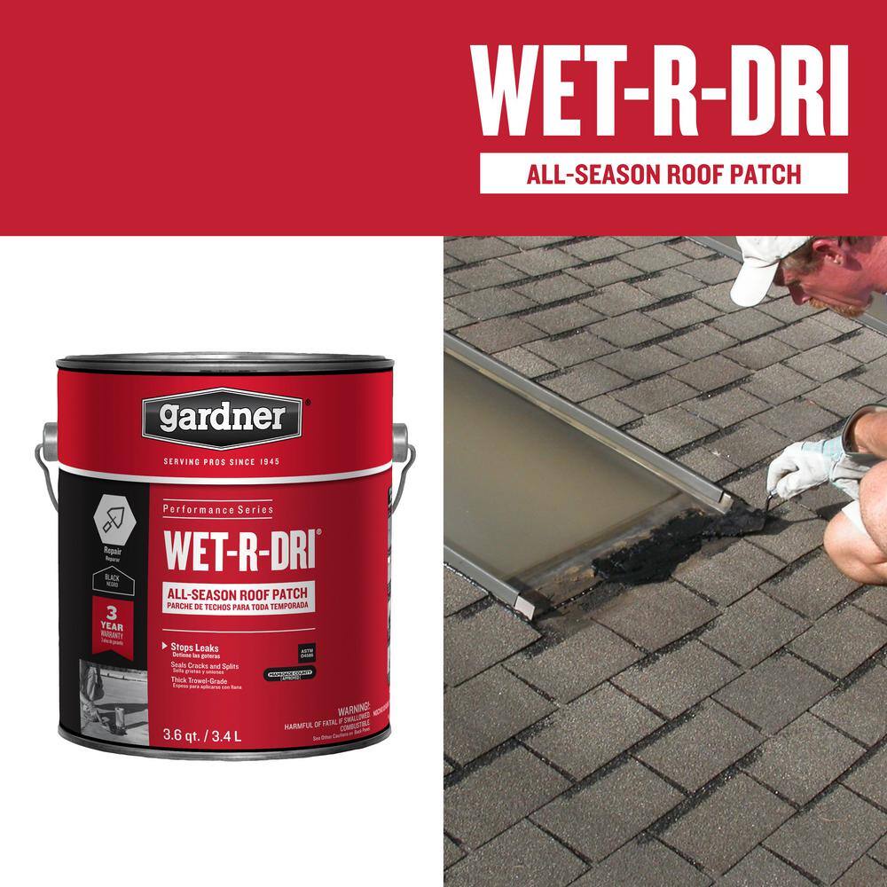 Gardner 115.2 oz. Wet-R-Dri All-Season Roof Patch 0371-GA