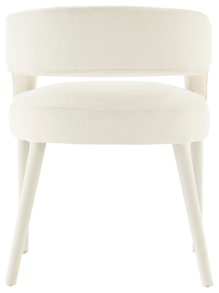 Lauryn Velvet Dining Side Chair   Modern   Dining Chairs   by New Pacific Direct Inc.  Houzz