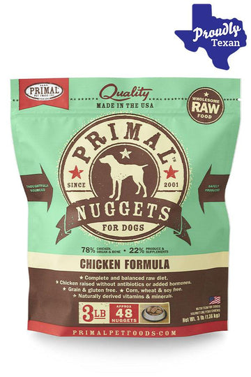 Primal Chicken Frozen Raw Dog Food