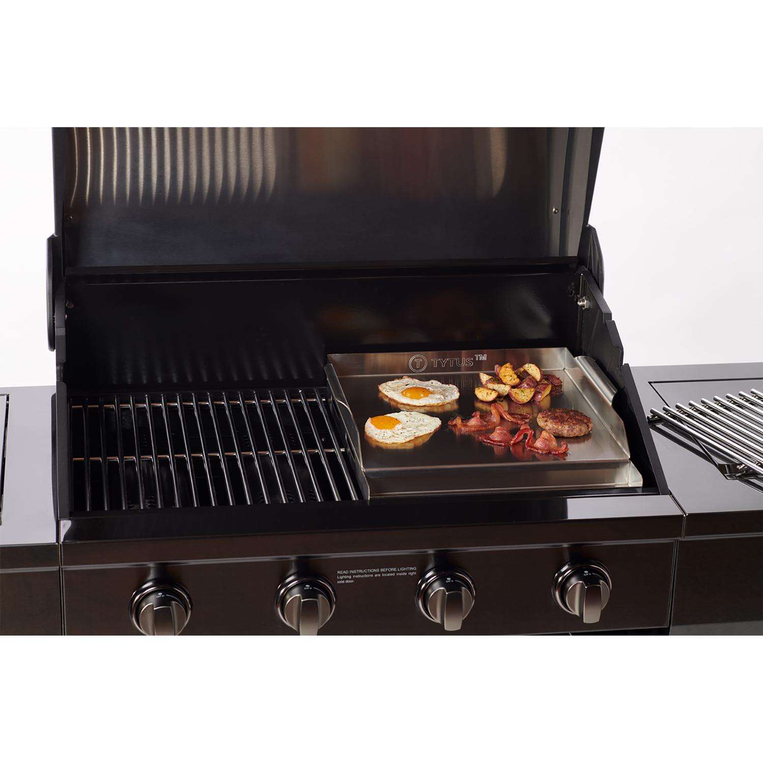 TYTUS Stainless Steel Griddle 16 in. L X 14 in. W 1 pk