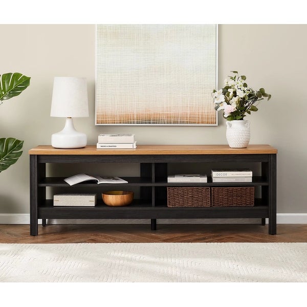 TV Stand for 65 Inch TV， Entertainment Center Console Table， 60 Inch