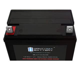 MIGHTY MAX BATTERY ML-U1-CCAHR 12V 320CCA Battery for Troy-Bilt 34343 350CCA Lawn Mower MAX3882224