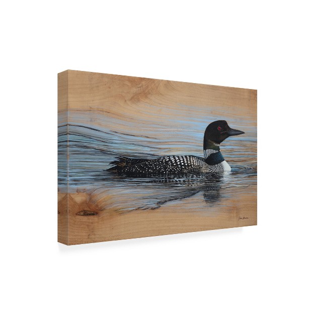 Trademark Fine Art jim Brune x27 loon Reflection x27 Canvas Art