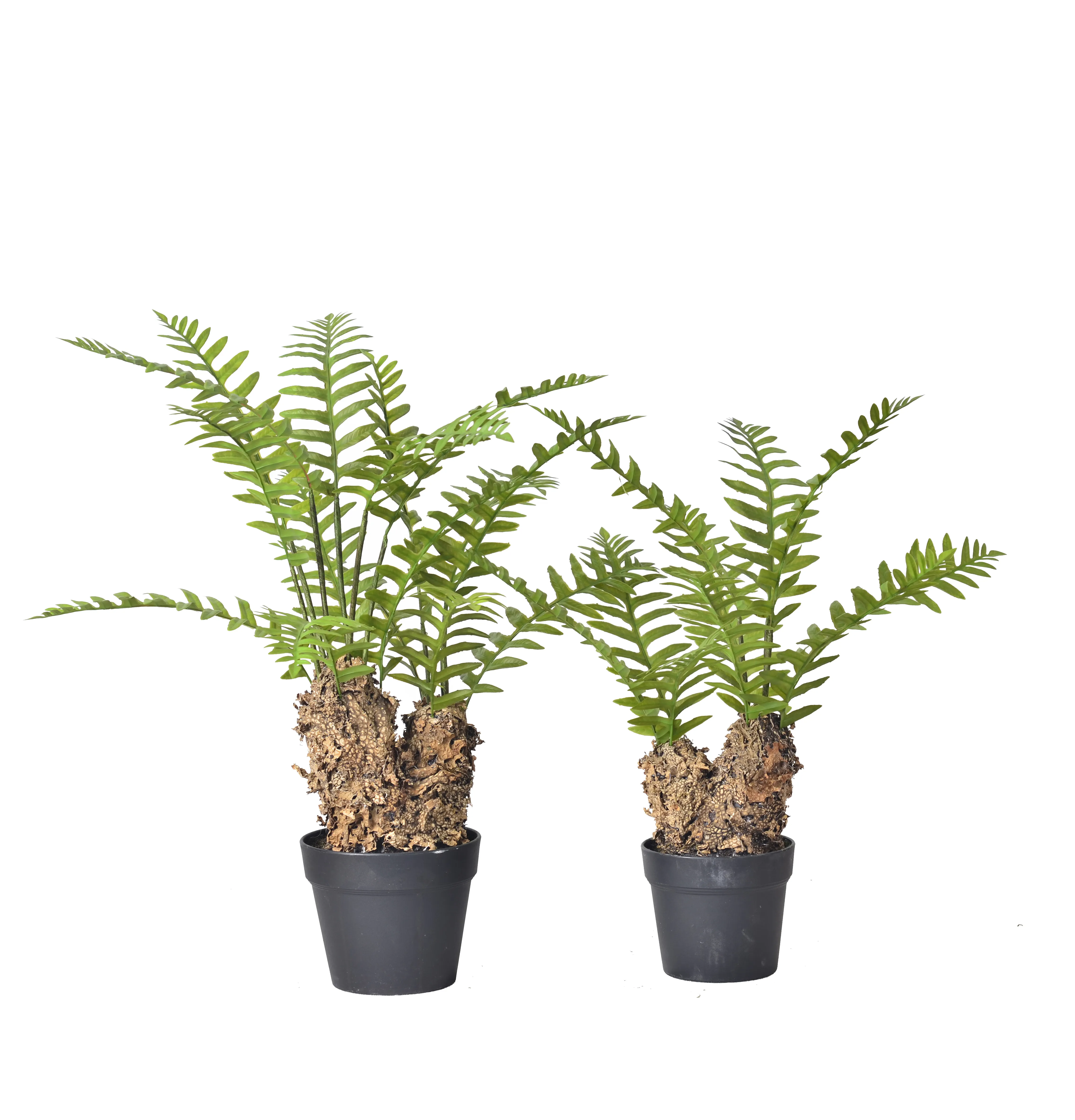 Nifloral Hot Sales Artificial Plants Green Leaf Pot Faux Fern Trees Artificial Potted For Home Garden Decoration