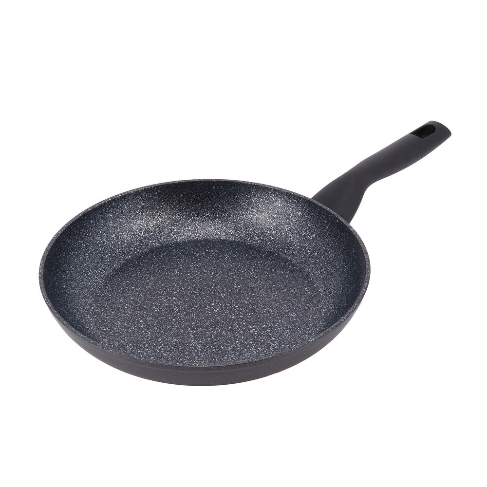 7 Piece Aluminum Nonstick Cookware Set in Black