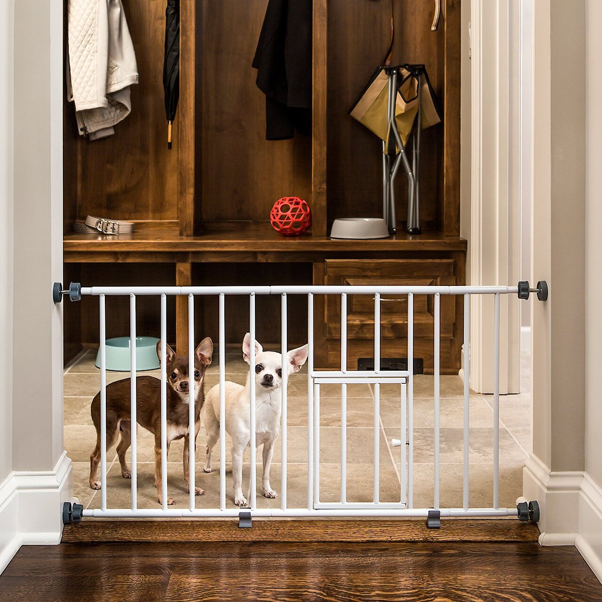 Carlson Pet Products Mini Gate with Pet Door