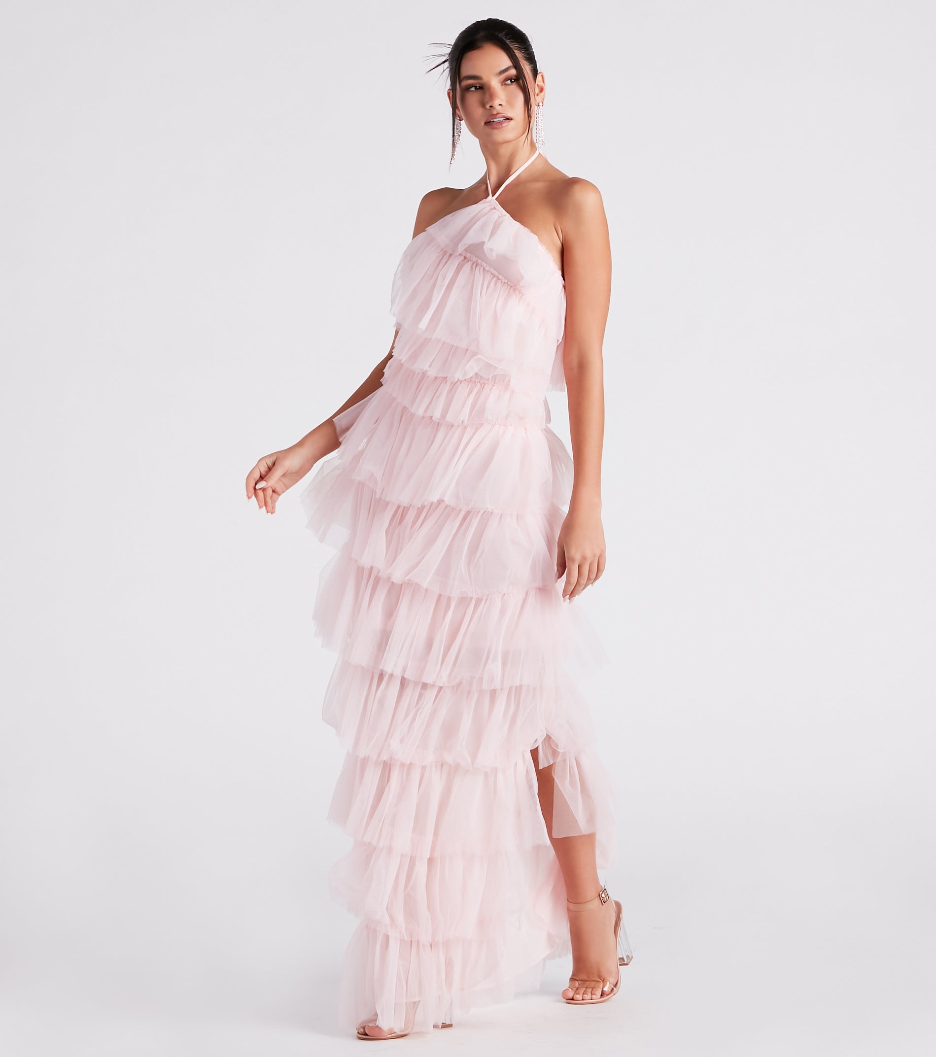 Alexandra Formal Tulle Long Dress