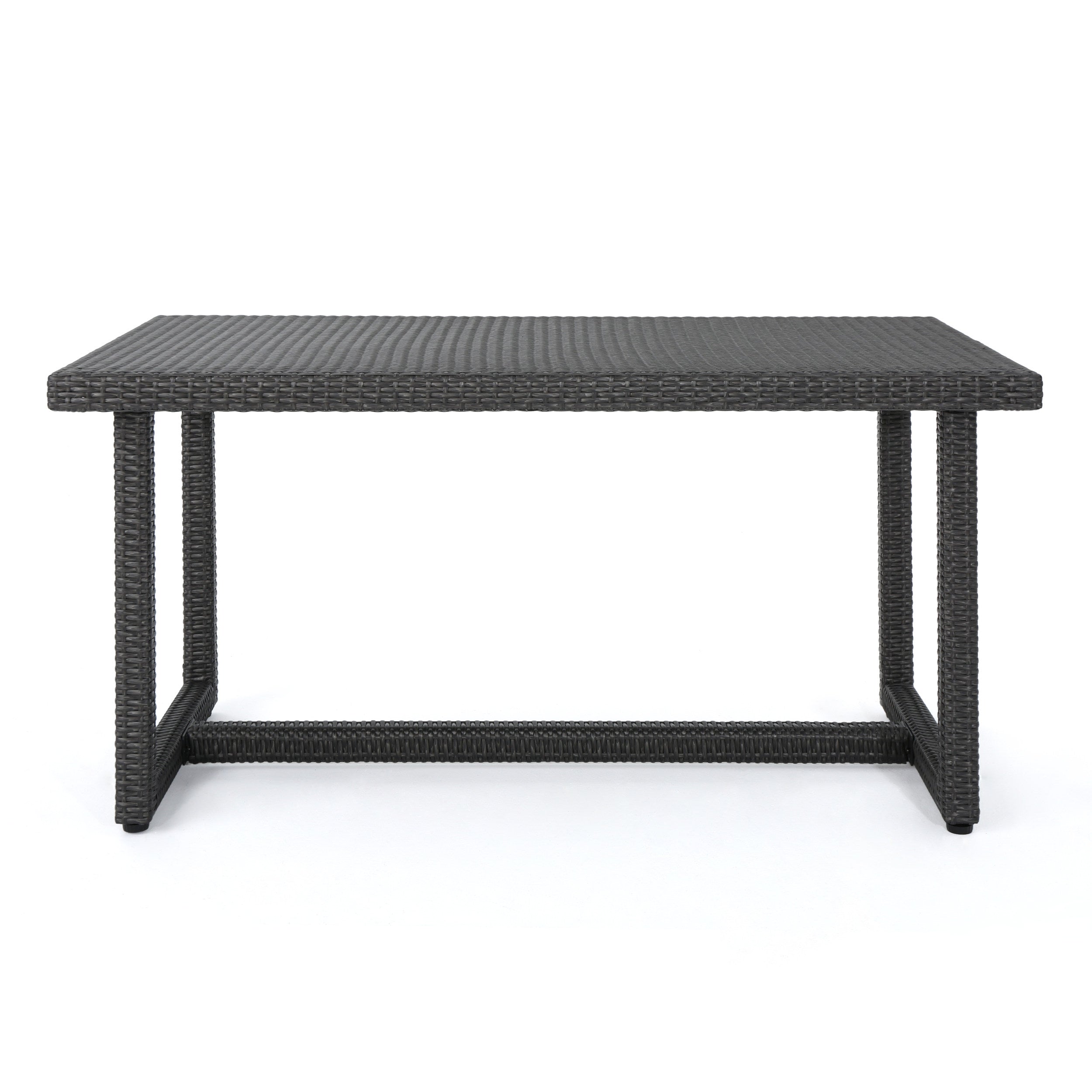 Malibu Outdoor 59 Inch Wicker Dining Table