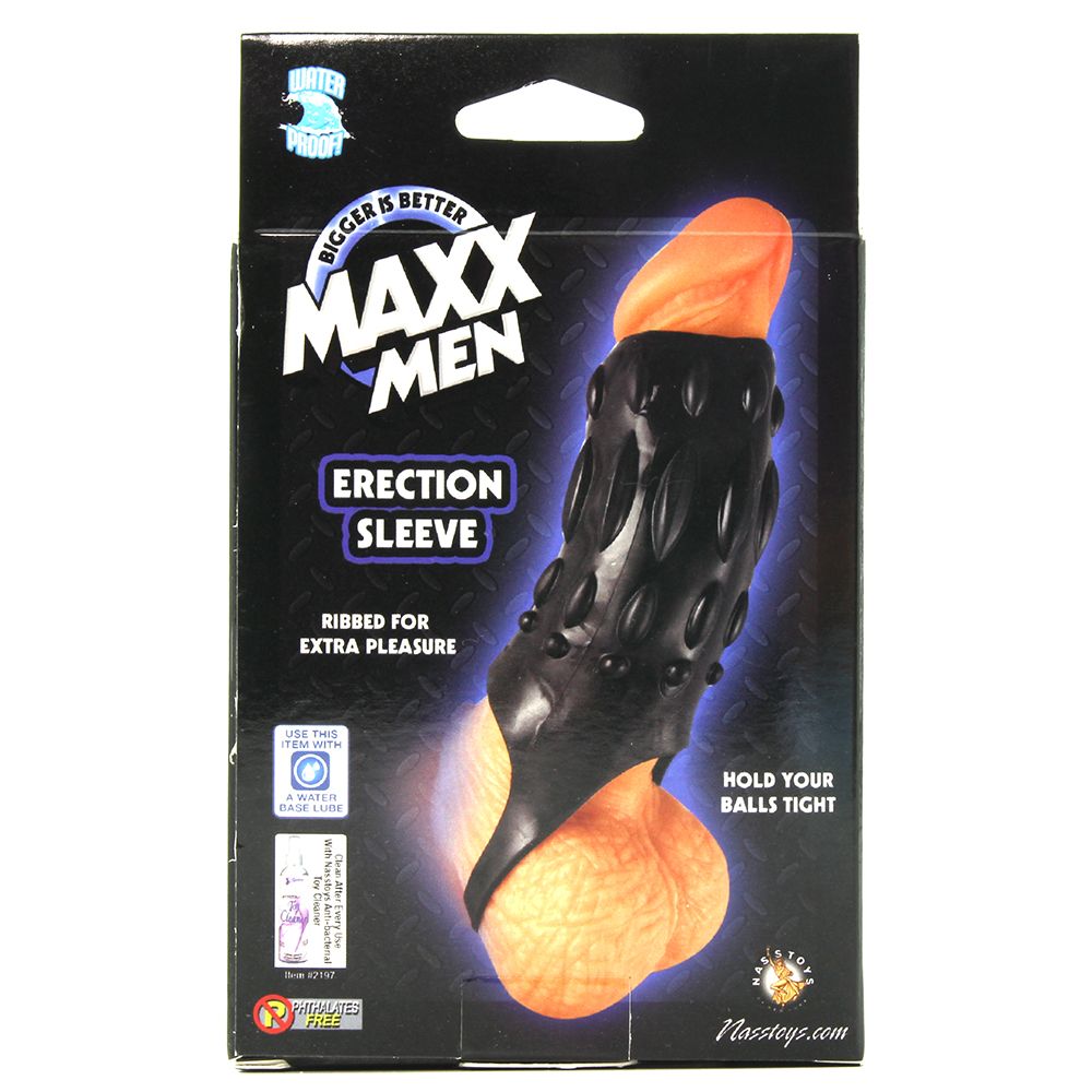 Men's Erection Sleeve in Black