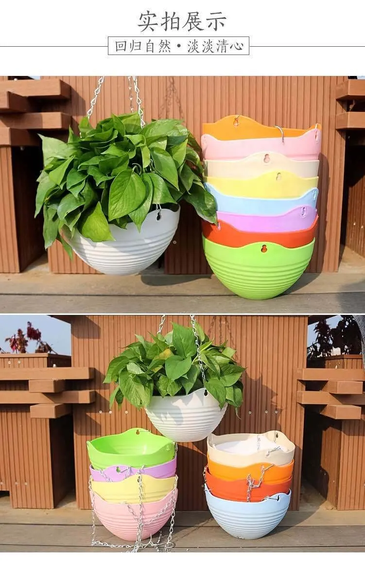 cheap plastic flower pots wholesale garden pots planters hanging pot plastic hanging basket