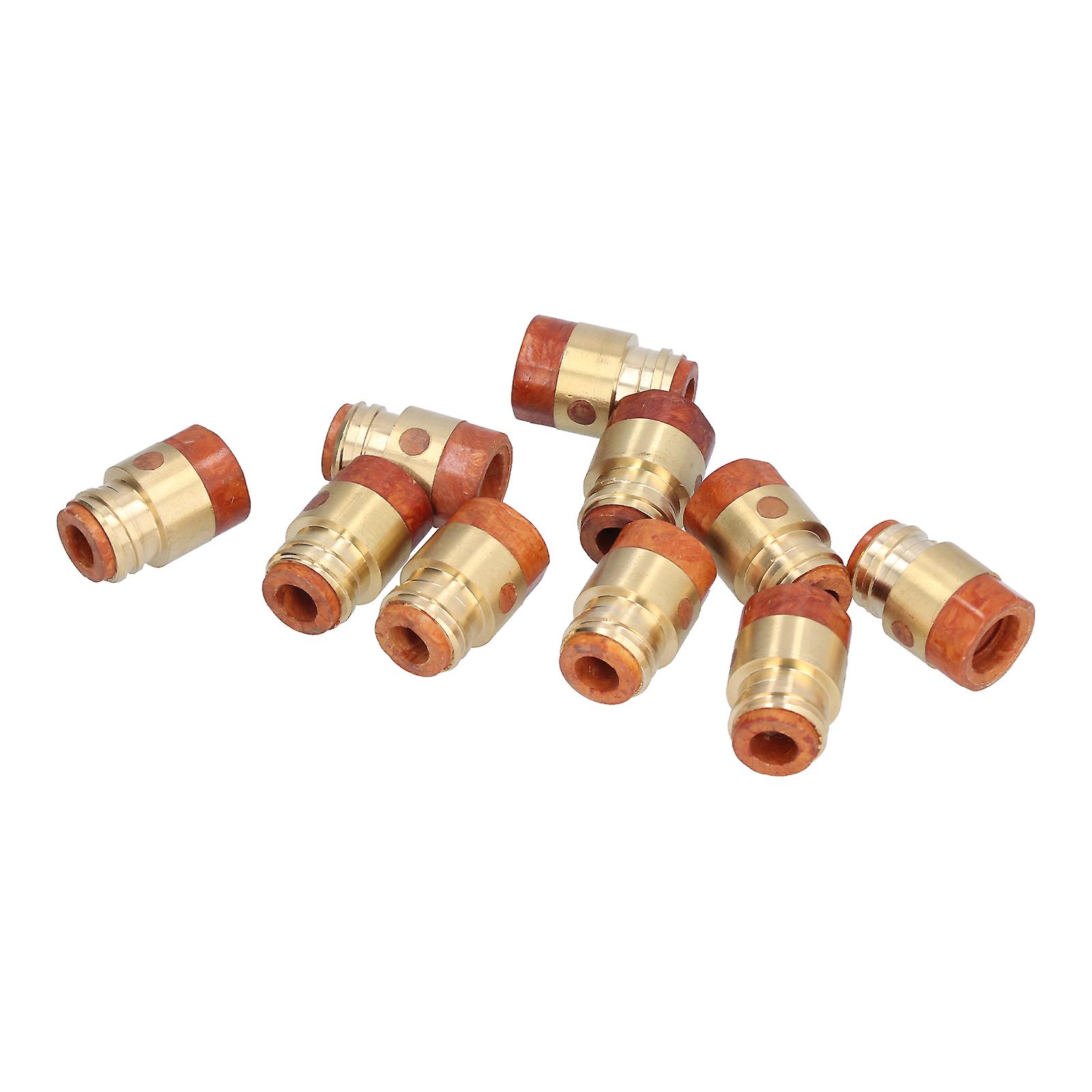 10 Pcs Diffuser Tip Long Service Life Anticorrosion Installation Easily Torch Diffuser For Welding Machine