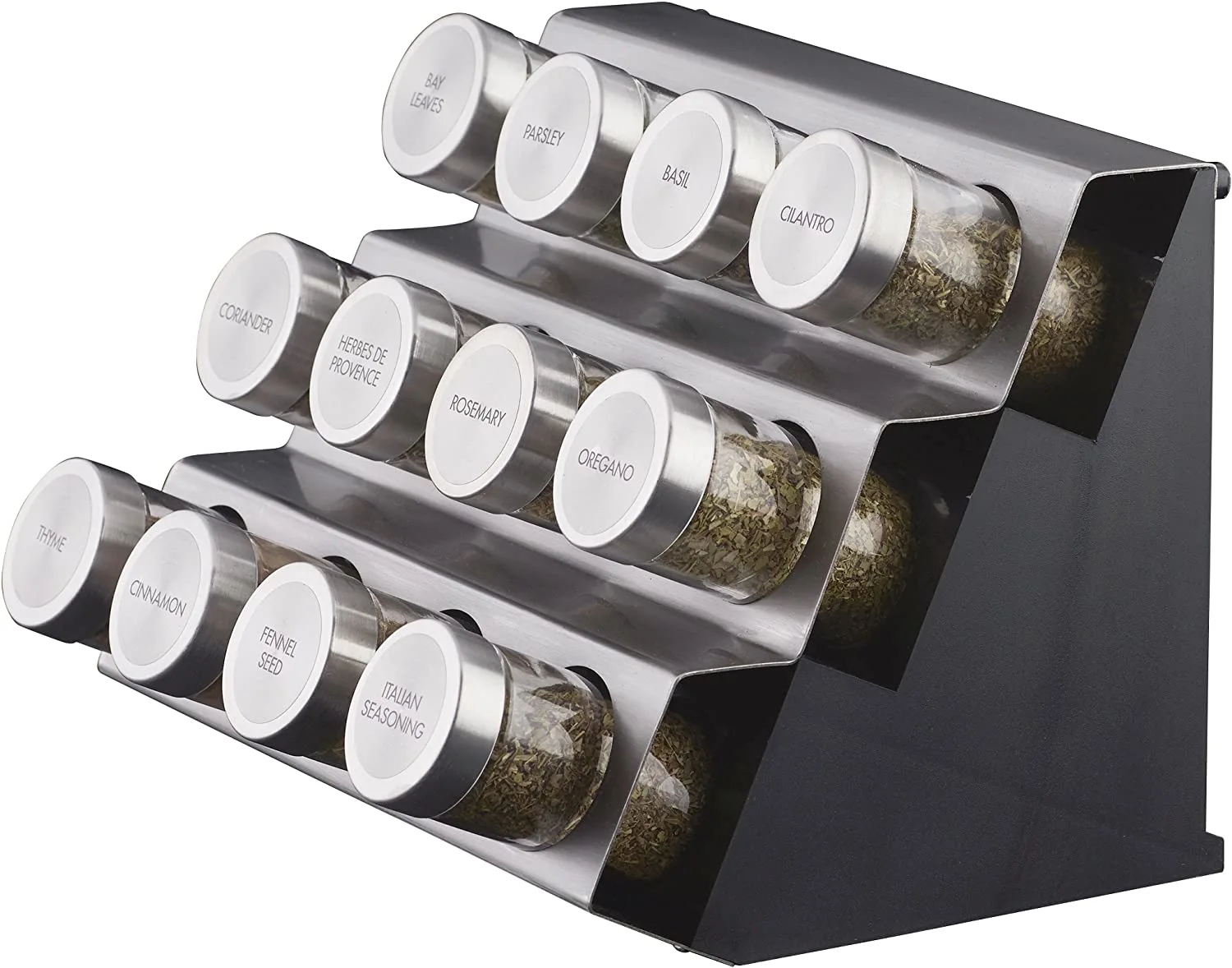 Rotary 20-tank counter top rack tower organizer