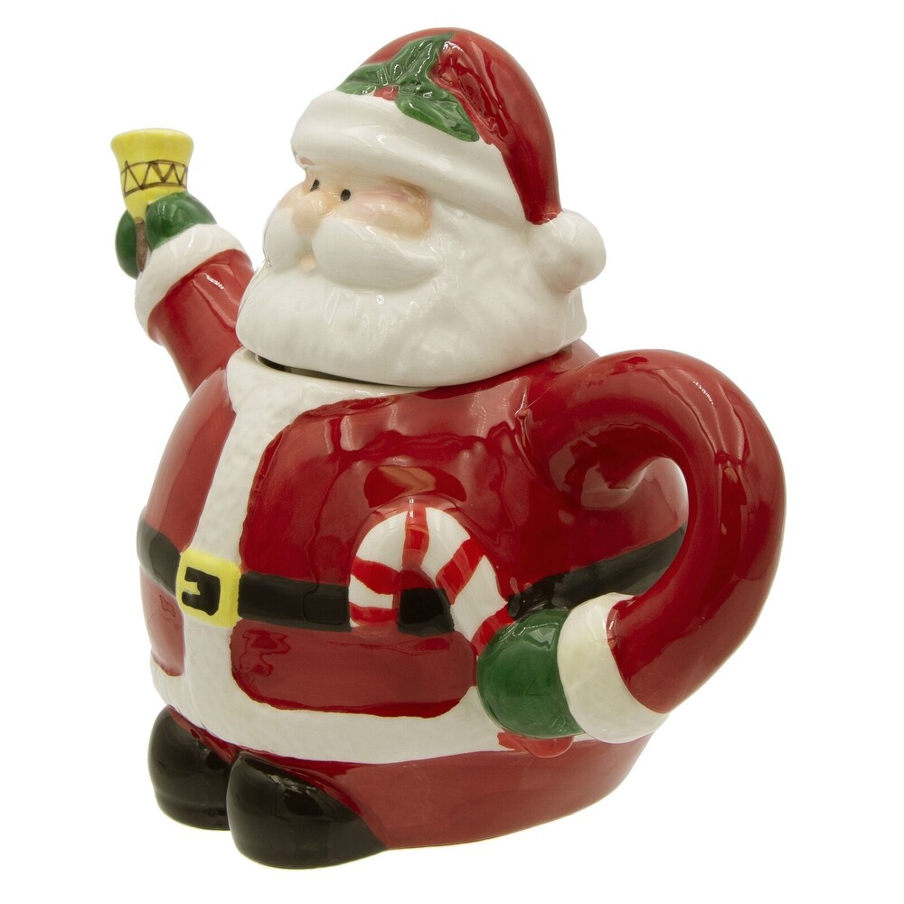 Ceramic Santa Shaped 16oz Teapot