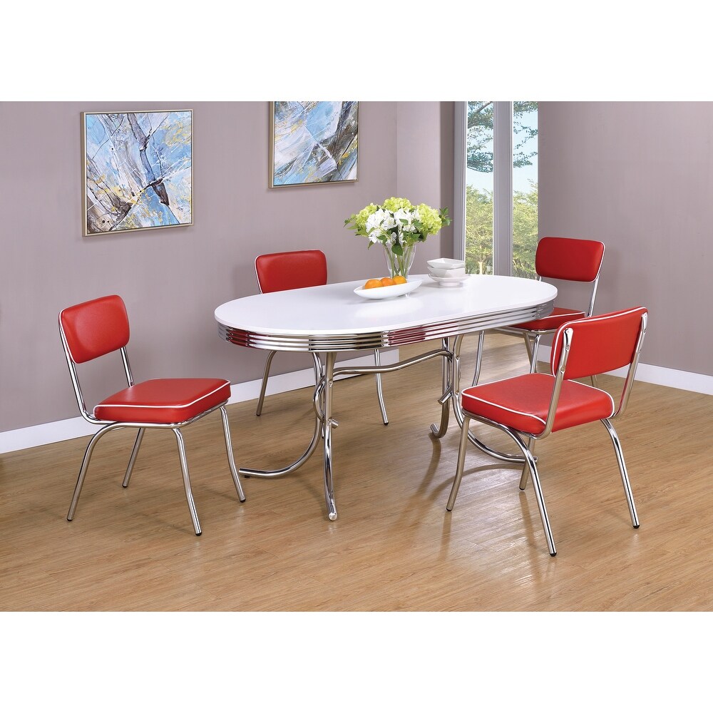 Parlisse 7 piece Oval Dining Set