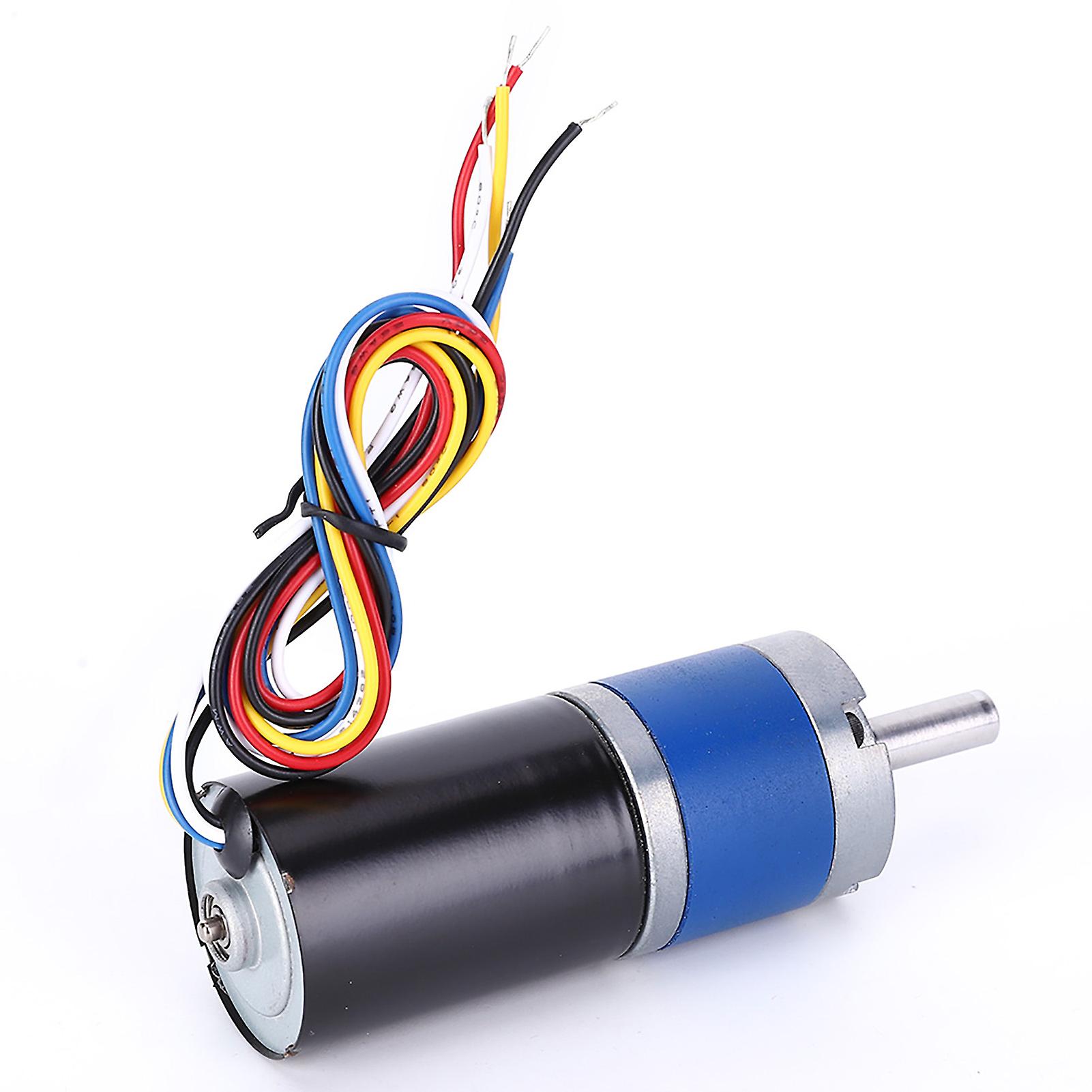 Brushless Dc Motor Mechanical Parts Metal Gear 36mm High Torsion Low Noise Wear Resistant 12v(16rpm )