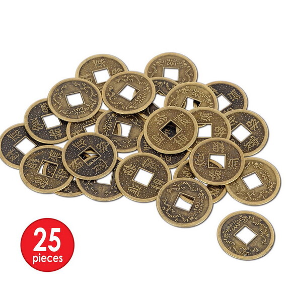 Beistle 57856 Authentic Chinese Good Luck Coins  m...