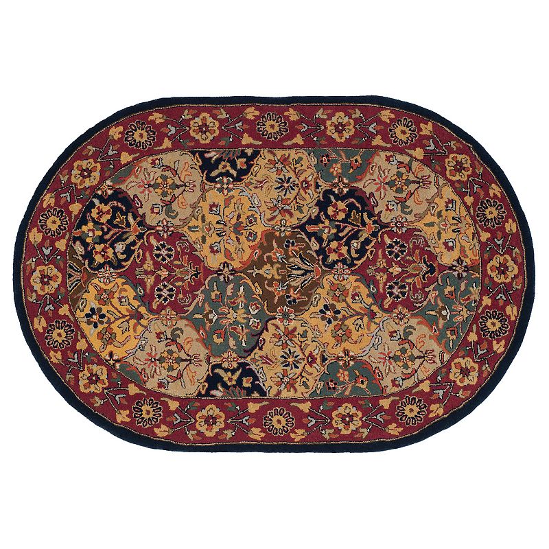 Safavieh Heritage Reine Framed Floral Wool Rug