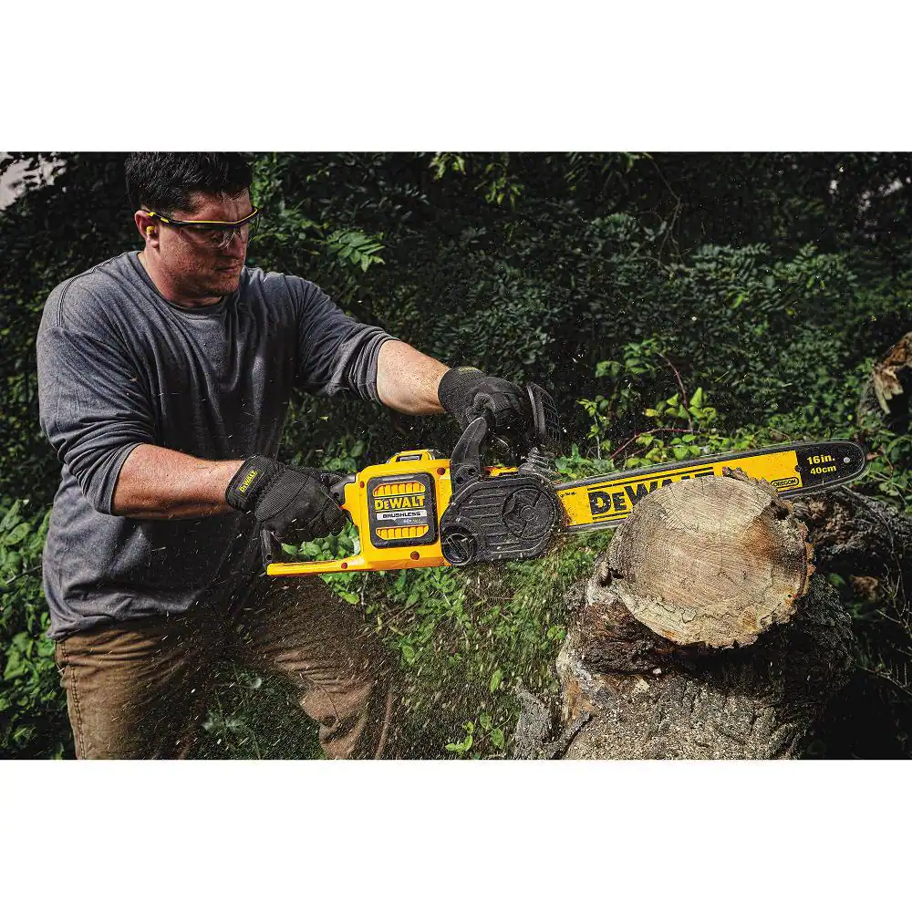 DEWALT DCCS670B 60V MAX 16in. Brushless Cordless Battery Powered Chainsaw， Tool Only