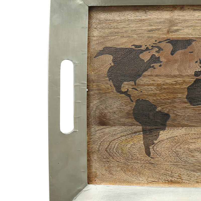 Thirstystone Global Trek World Map Serving Tray