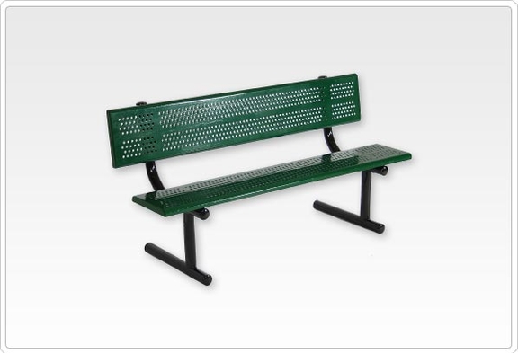 SportsPlay 601 678 Standard Bench w/Back  8' Bevel...