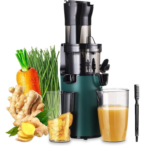 Juicer Machines-Up to 92% Juice Yield Compact Slow Masticating Juicer