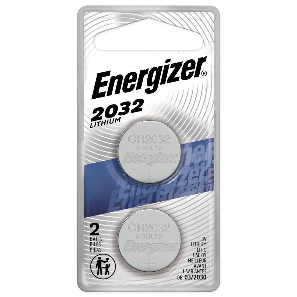 Energizer 2032 Batteries (2 Pack) 3V Lithium Coin Batteries 2032BP-2N