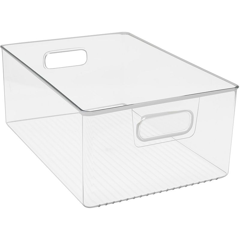 Sorbus Clear Storage Bins 3-piece Set