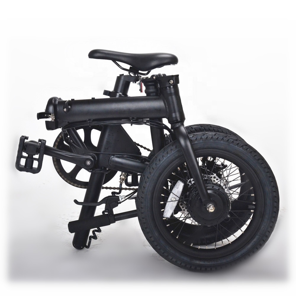 easy charging fold up electric ebike 16 inch with spoke wheel for commuters/electric cycle