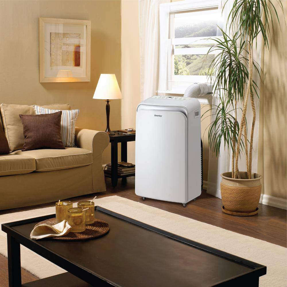 Danby 13000 BTU (10000 SACC) 3-in-1 Portable Air Conditioner in White with Fan and Dehumidifier DPA103B1WDB-6