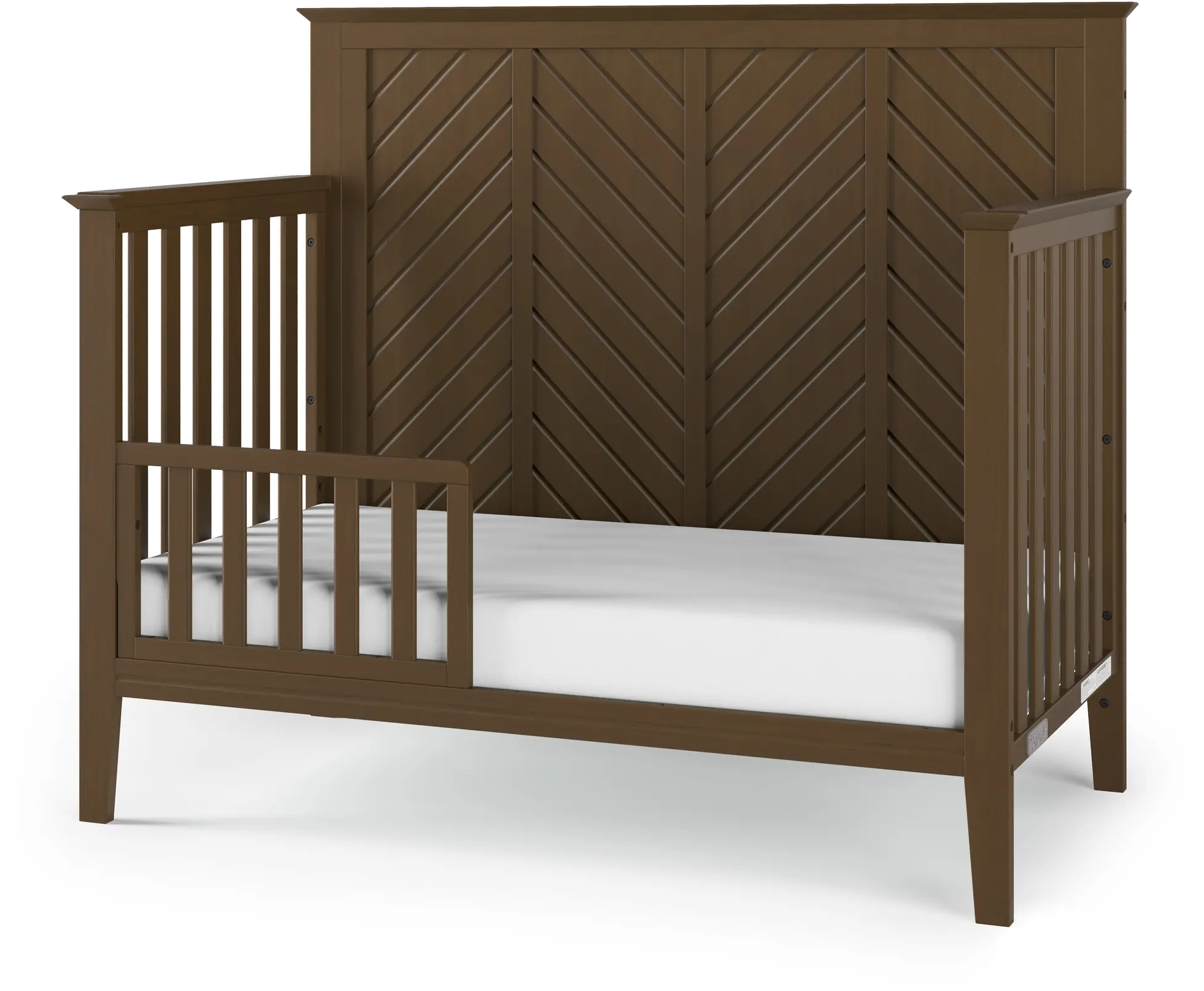 Atwood Cocoa Bean 4-in-1 Convertible Baby Crib