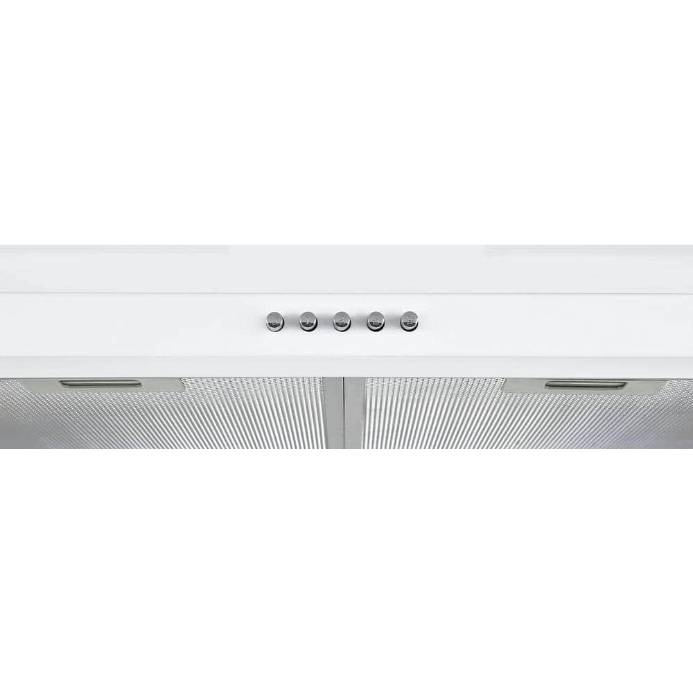 Ancona 30 in 280 CFM Convertible Wall Mount Pyramid Range Hood with LED Lights in White