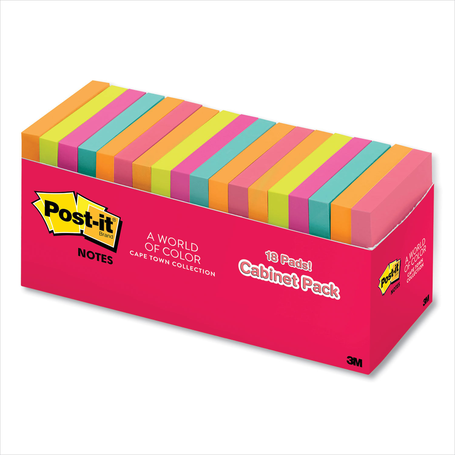 Original Pads in Poptimistic Colors by Post-itandreg; Notes MMM65418CTCP