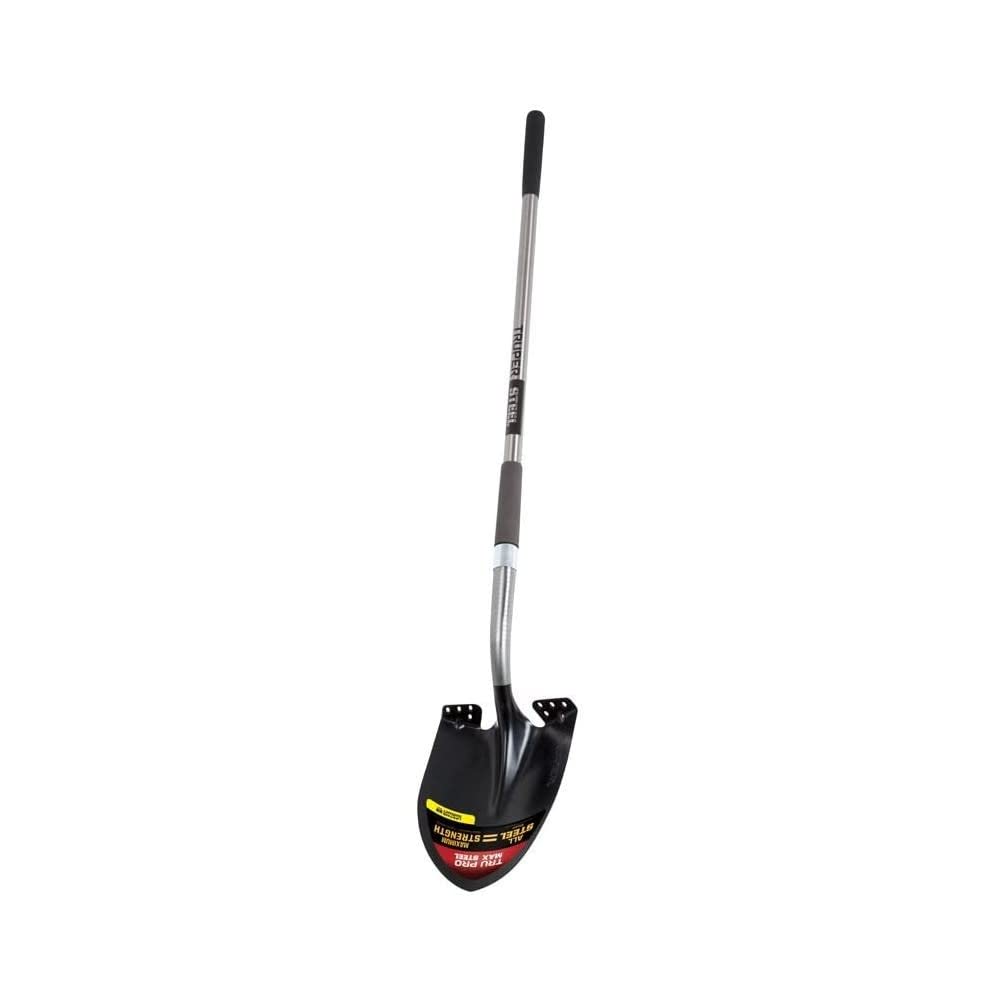 Truper 7598568 11 x 8.75 x 48 in. Round Point Shovel Steel Long Handle& Assorted