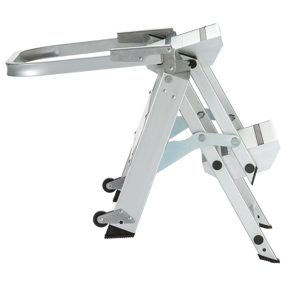 2 Step Aluminum 300-Lb Type IA Step Ladder ;