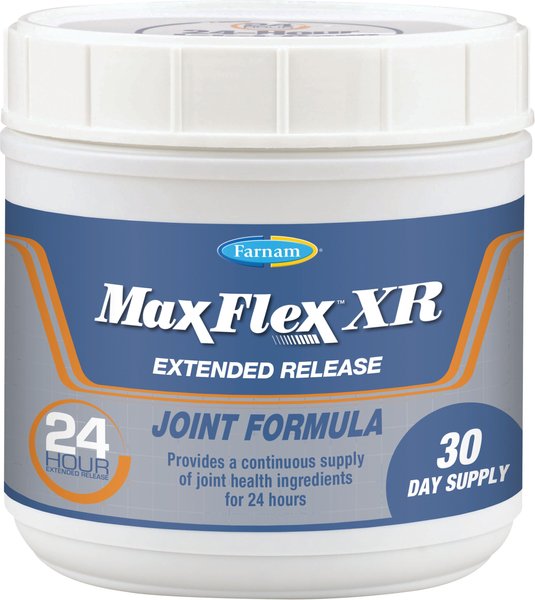 Farnam MaxFlex XR Extended Release Horse Joint Supplement， 0.9375-lb jar