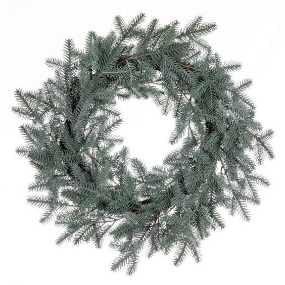 Vickerman EH213124 24 Blue Spruce Pine Cone Wreat...