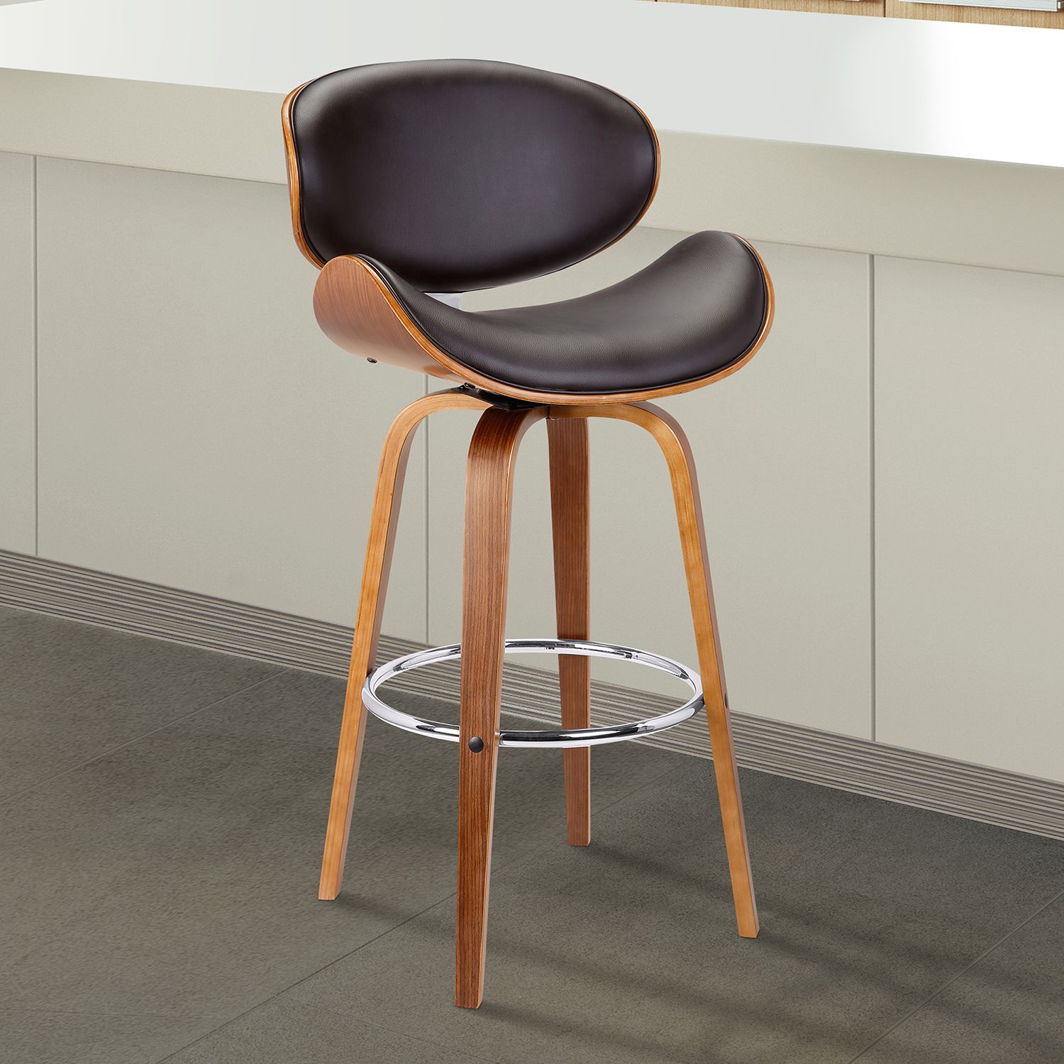 Armen Living Solvang Swivel Counter Stool