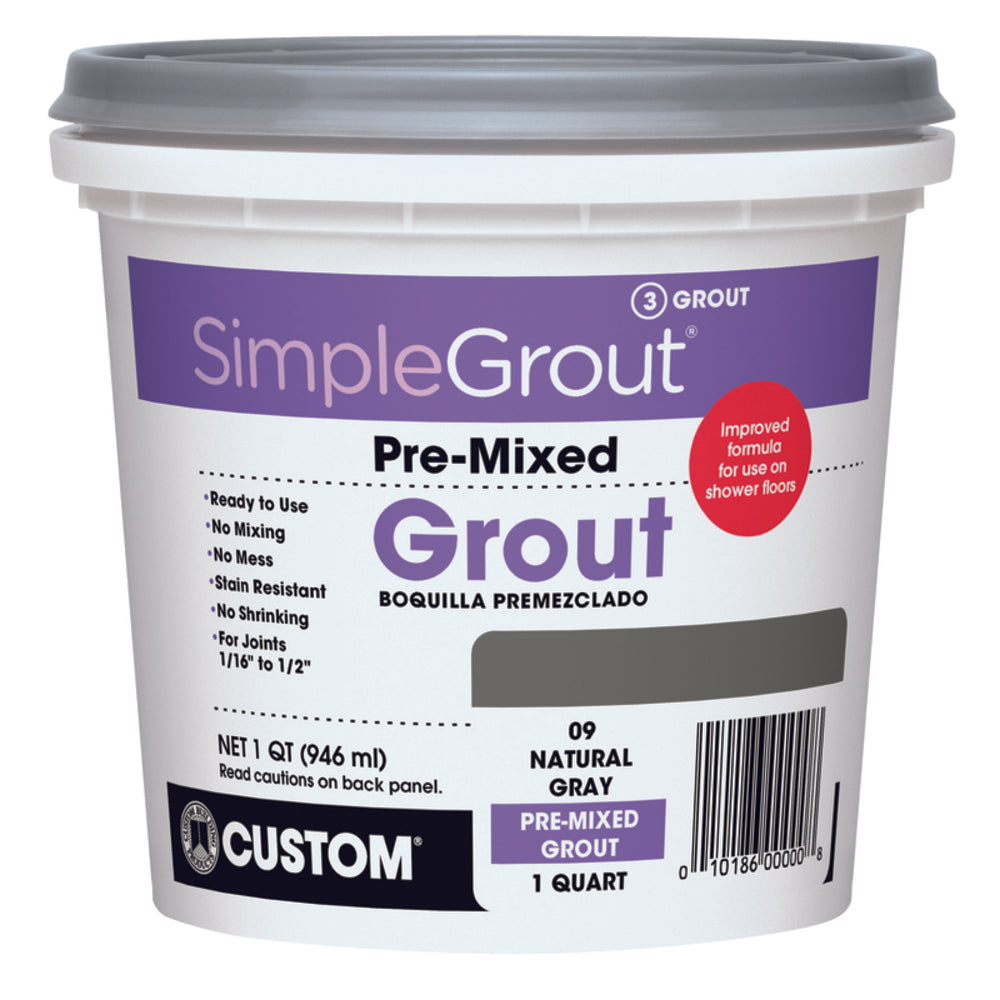 PRE-MIX GROUT NAT GRY QT