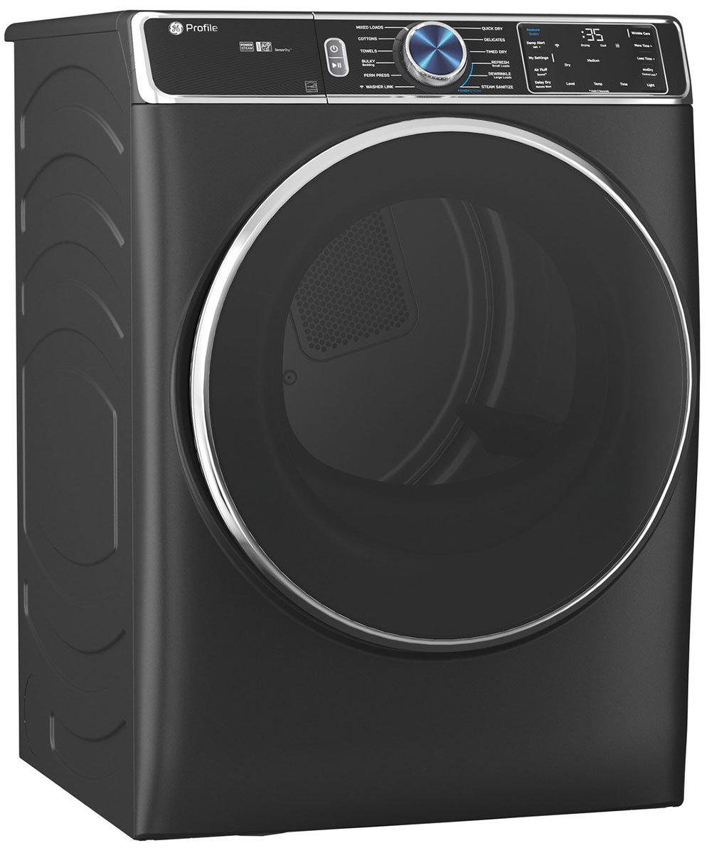 GE Profile ADA 7.8 Cu. Ft. Carbon Graphite Smart Front Load Electric Dryer With Steam And Sanitize Cycle