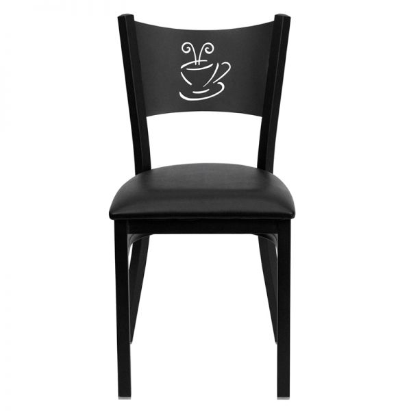 Flash Furniture Coffee Back Metal Restaurant Chair