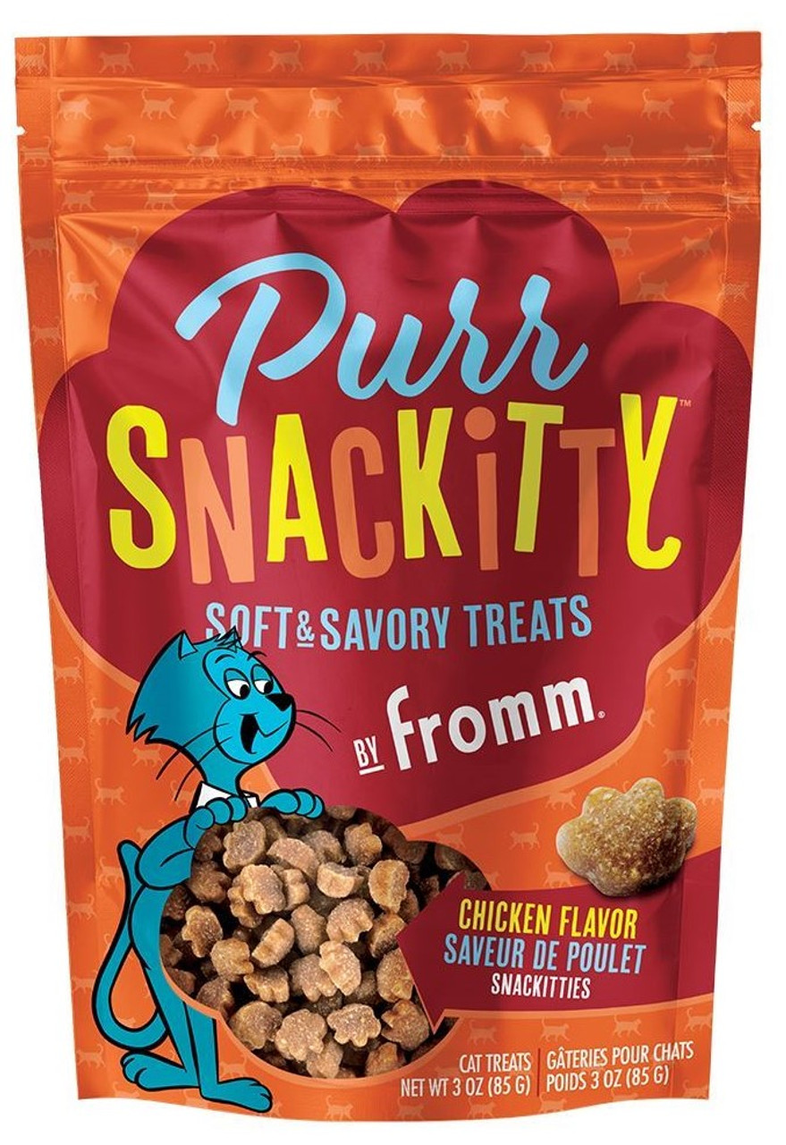 Fromm PurrSnackitty Soft and Savory Cat Treats Chicken Flavor， 3oz