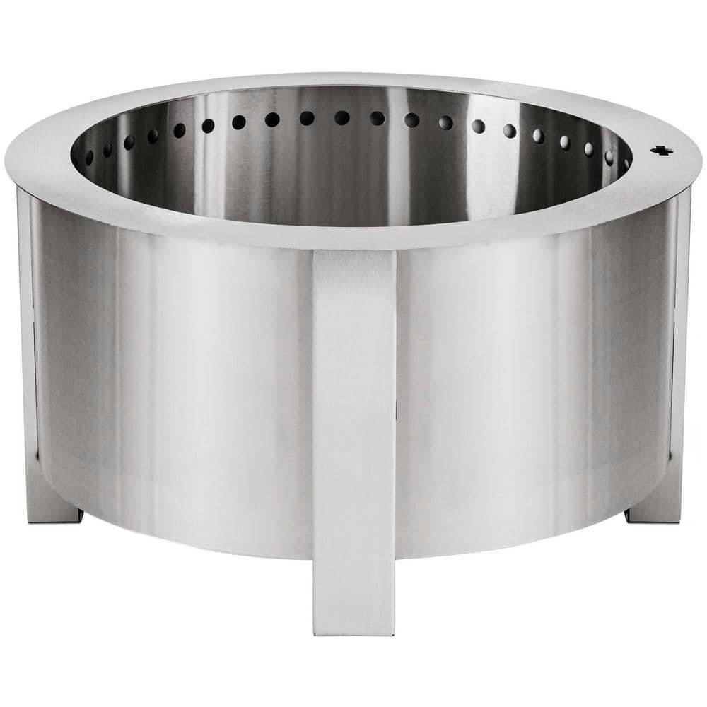 Breeo X Series 24 Smokeless Fire Pit in Stainless Steel BR-X24S