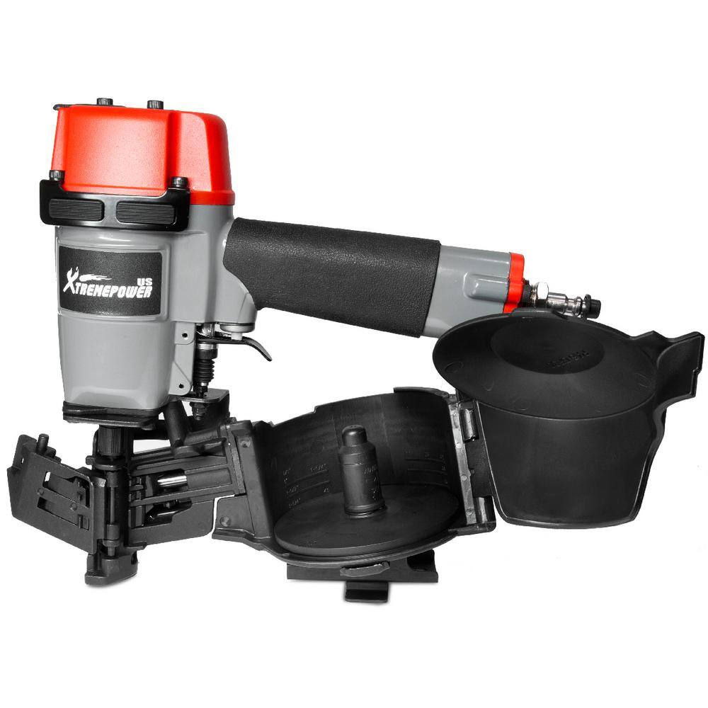 XtremepowerUS Professional Coil Roofing Nailer 1-34 in. Cordless Nail Gun Pneumatic Air Tools 44431