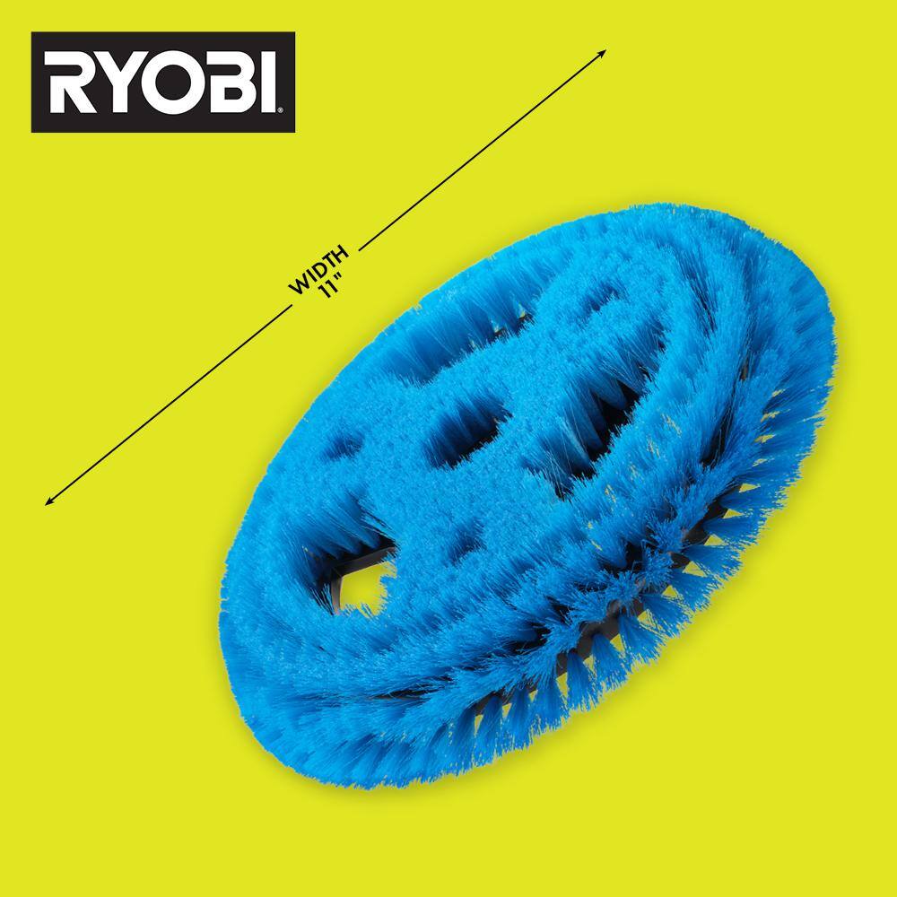 RYOBI 11 in. VORTEX Soft Bristle Brush A95SRB11