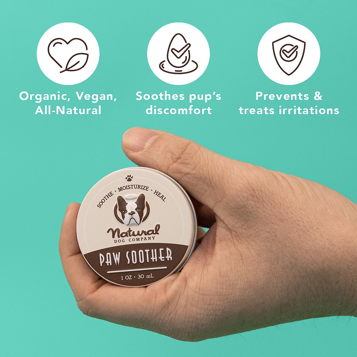 Natural Dog Company Paw Soother Dog Paw Balm