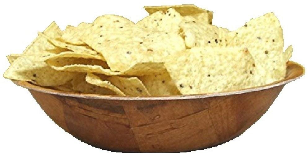 Winco WWB-12 Wooden Woven Salad Bowl， 8-inch